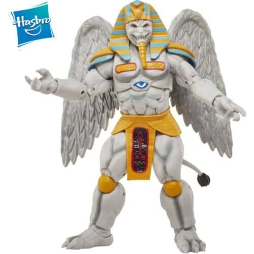Hasbro Mighty Morphin Power Rangers Lightning Collection Mighty Morphin King Sphinx Action Figure Model Toy Gift About 16Cm