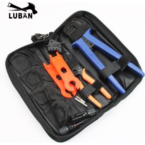 A-2546B Solar Crimping Pliers Tools PV Photovoltaic Wire Cable Crimper For MC3 MC4 Connector Terminal Pins Wiring