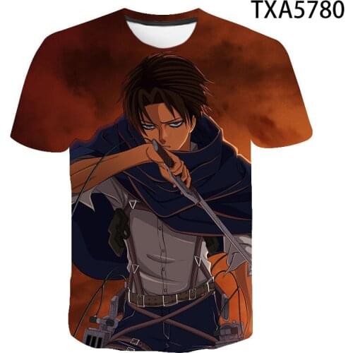 2020 Summer 3D T Shirts Casual Attack On Titan Men Women Children Fashion Short Sleeve Boy girl Kids Printed T-shirt Tops Tee