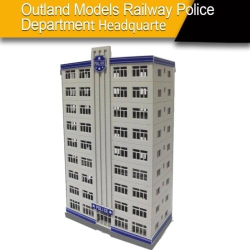Outland Models Railway Police Department Headquarter / Station Building N Scale