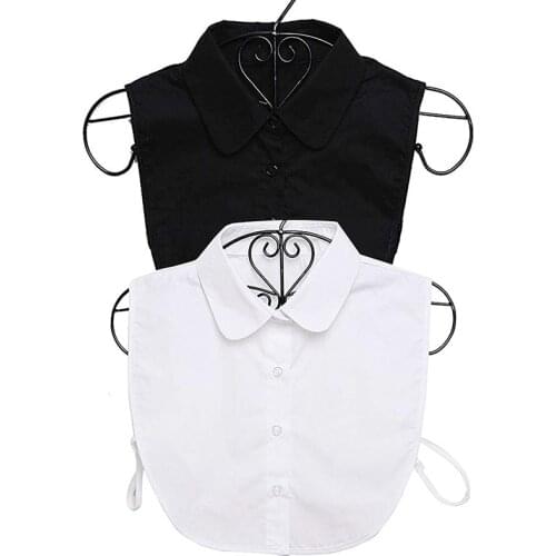 New Women Lace Fake Collar Detachable Lapel Choker Necklace Shirt Fake False Collar Lapel Blouse Top Women Clothes Accessories