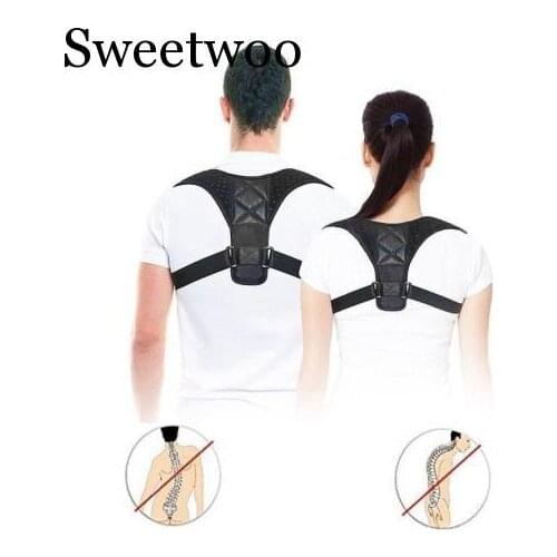 Brace Support Belt Adjustable Back Posture Corrector Clavicle Spine Back Shoulder Lumbar Posture Correction