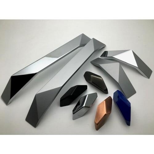 Newly Designed Zinc Hole to hole 32mm to 192mm Alloy Cabinet Handle Black Silver Antique Brass finish Drawer Knob