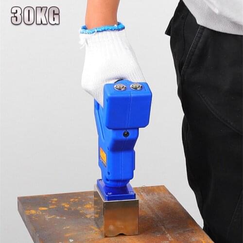 Permanent Magnet Electric Control Handheld Suction Cup Magnetic Crane Permanent Magnetic Lifter Magnetic Handling Tool 220V