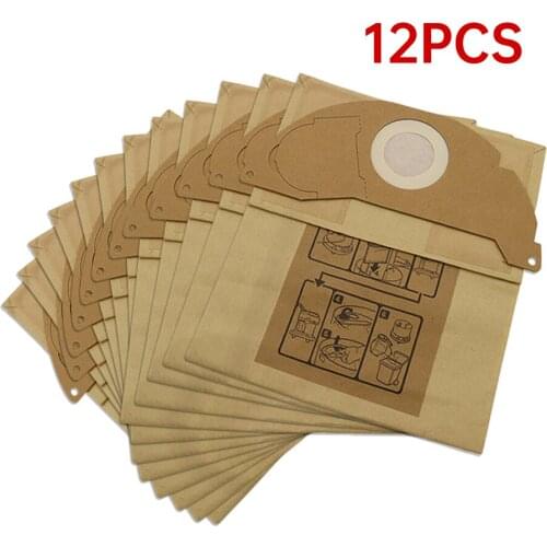12pcs Vacuum cleaner dust parper bags replacement for Karcher A2000 2003 2004 2014 2024 2054 2064 2074 S2500 WD2200 2210 2240