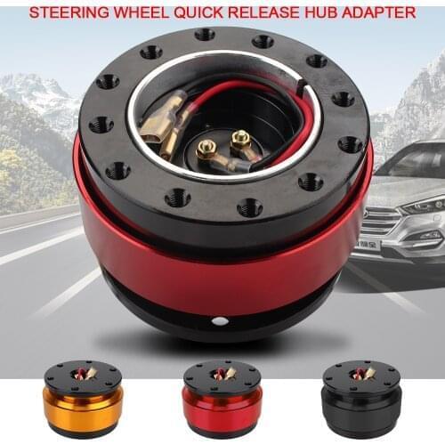 Universal Car Steering Wheel Change Tool 6 Hole Snap Off Hub Adapter Kit Quick Release Truck Off Road 4x4 Automotive Accessories