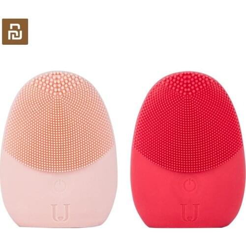 Youpin JORDAN & JUDY Face Cleaning Mini Electric Massage Brush Washing Machine Waterproof Silicone Deeply Cleansing Tools