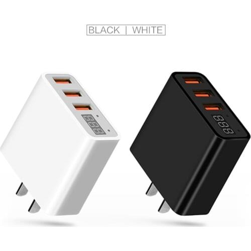 20pcs/lot USB Charger,Universal Mobile Phone USB Charger Fast Charging Wall Charger For iPhone Samsung Xiaomi Max 3.4A