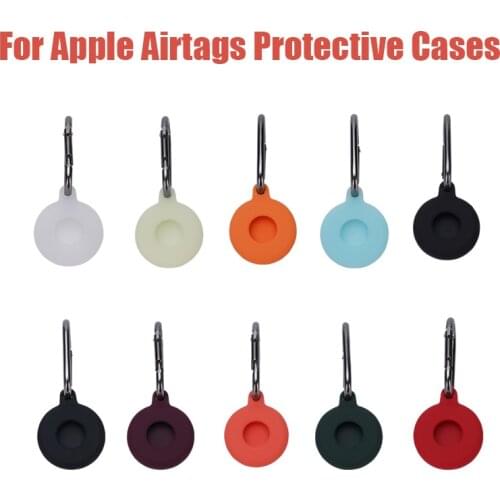 For Apple Airtags Liquid Silicone Protective Sleeve Silicone Case Cover Protective Cases Anti-lost Tracker For Apple Airtags
