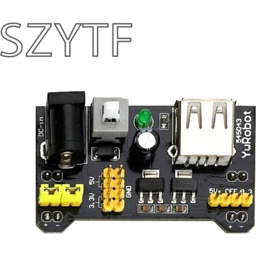 1pcs MB102 Breadboard Power Supply Module 3.3V 5V Solderless Bread Board DIY for Arduino UNO