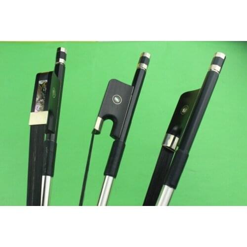 1 pc New high quality 3/4 Carbon fiber double bass bow black horse hair