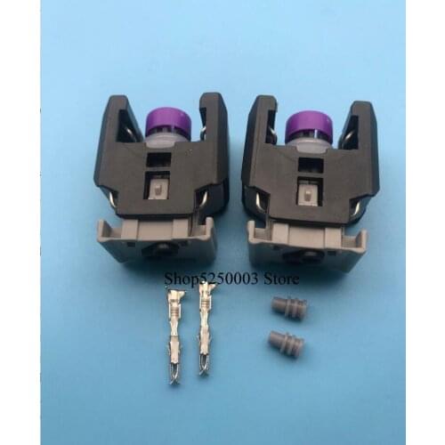 2Pin Auto fuel spray nozzle/oil atomizer plug with cable,Car common rail injector plug connector