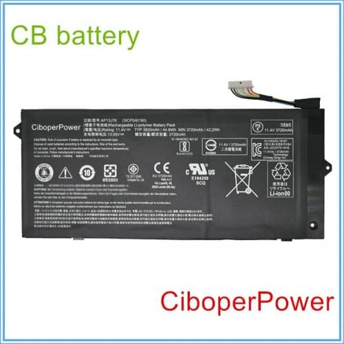 Original quality AP13J7K Battery for AP13J7K 3ICP5/67/90 Series 11.4V 3920mAh/44.6Wh