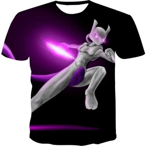 Summer 2021 3D T-Shirt MenS Clothing Anime Short Sleeve Fashion O-Neck Street Clothing Cool And Customizable 110-6 XL