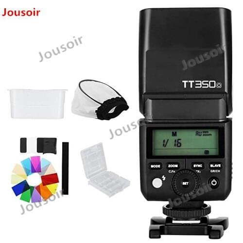 Godox Mini Speedlite TT350O Camera Flash TTL HSS GN36 for O/Panasonic Mirrorless DSLR Camera CD50