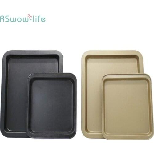 Stainless Steel Bread & Loaf Pans Rectangular Non-Stick Bread Cake Oven Rectangular DIY Baking Tool Cakes Pan Oven Baking Trays