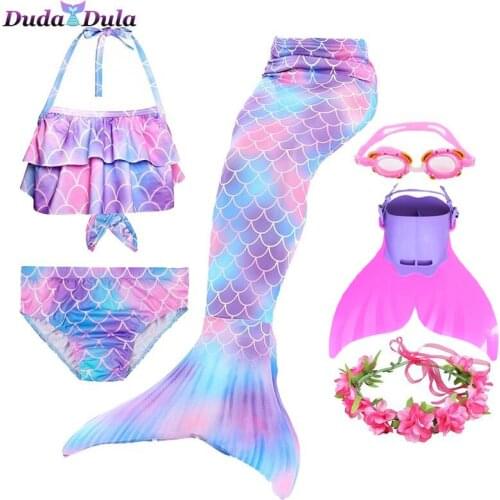 Mermaid Tails for swimming monofin swimming flippers costume girls carnaval princess carnival costumes anime cosplay swimsuit