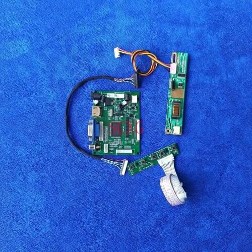 LVDS 20 Pin Fit LQ133X1LH27/LQ133X1LH63/LQ133X1LH82 HDMI-compatible AV VGA Kit1024*768 LCD monitor controller driver board 1CCFL