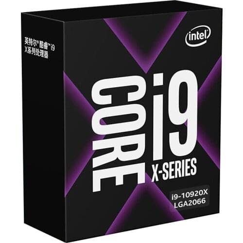 Original Intel Core i9-10920X X-series Processor 19.25M Cache 3.50GHz TDP-165W LGA2066 12-Cores 24-Threads i9 10920X Desktop CPU