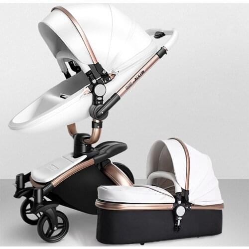 Hot Luxury Big Wheels High Landscape Pram Baby Stroller, New Design 3 in 1 Baby Doll Pram Stroller
