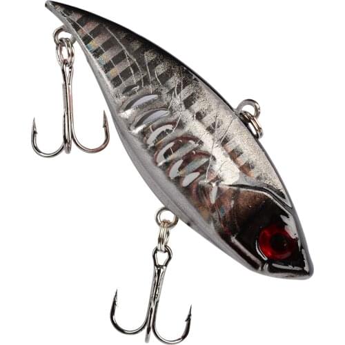 6.5cm/10.35g Vib Crankbait Lifelike Fishing Lure Bait Fast Sinking Hard Fish