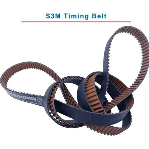 S3M Timing Belt with circular teeth model S3M-1422/1500/1569/1596/1611/4500 teeth pitch 3mm belt thickness 2.2mm