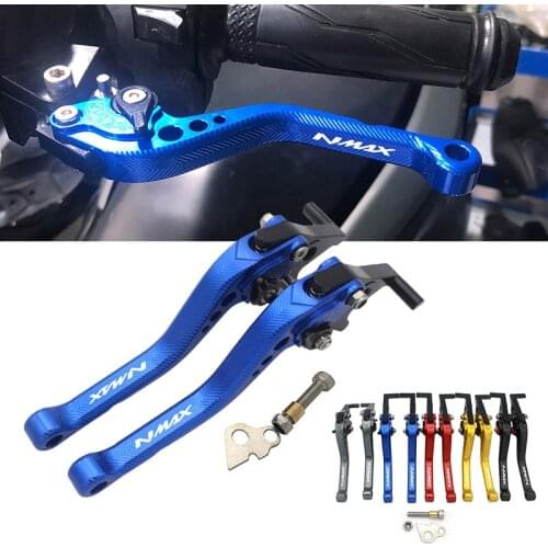 SEMSPEED Parking Lock Lever For Yamaha NMAX 155 NMAX 150 NMAX 125 2015-2020 3D Shortable Motorcycle Handle Brake Clutch Levers