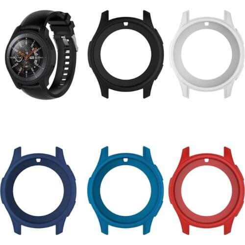 Silicone Soft Shell Protective Frame Case Cover Skin for samsung Watch 46mm Gear S3 Frontier