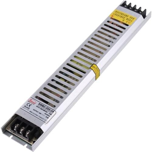 SMUN SMBC-200-24 200W 24VDC 8.5A SMPS Strip Switching Power Supply for Advertising Light Boxes