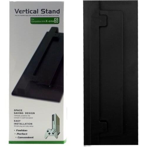 Vertical Stand Non-slip Dock Cooling Mount Cradle Holder Bracket Base for Microsoft Xbox One S/Slim Game Console