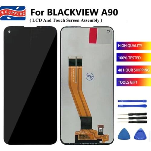 6.39 Inch For Blackview A90 Display LCD Touch Digitizer Glass Screen Panel Assembly For A90 Cell Phone Front Screen +Tools +Glue