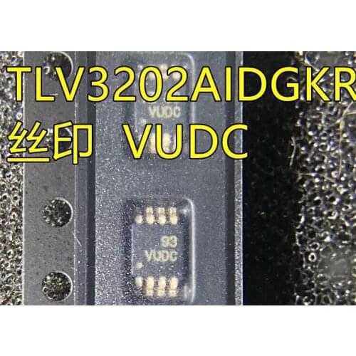 10PCS/ TLV3202AIDGKR TLV3202 VUDC MSOP8 NEW