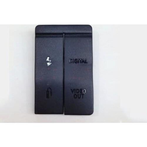 2PCS USB Flash romote switch A/V out Rubber Cap Cover OEM Replacement for Canon EOS 5D SLR