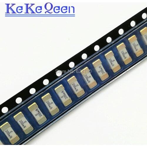50PCS/LOT 0451.200MRL 0451.200 1808 0.2A 125V 2410(6125) 200MA SMD SMT PTC Resettable Fuse origin new