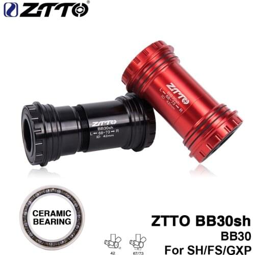 MTB Road bike BB30sh BB30 24 Adapter bicycle Press Fit Bottom Brackets Axle For Road bike Parts Prowheel 24mm Crankset chainset