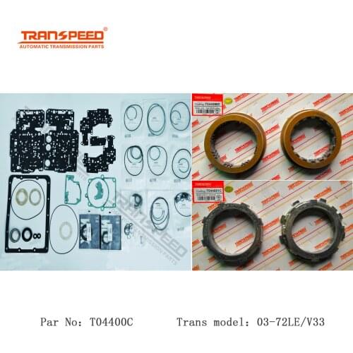 03-72LE Automatic Transmission Rebuild Kit Repair Kit T04400C.For KM148 /V33/A42DL/A43DL/A44DL/A45DL/A45DF
