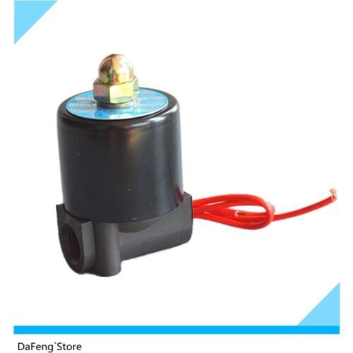 Free Shipping 1/4" Electric Solenoid Valve Water Normally closed Air Oil gas DN08 12V 24V 220V