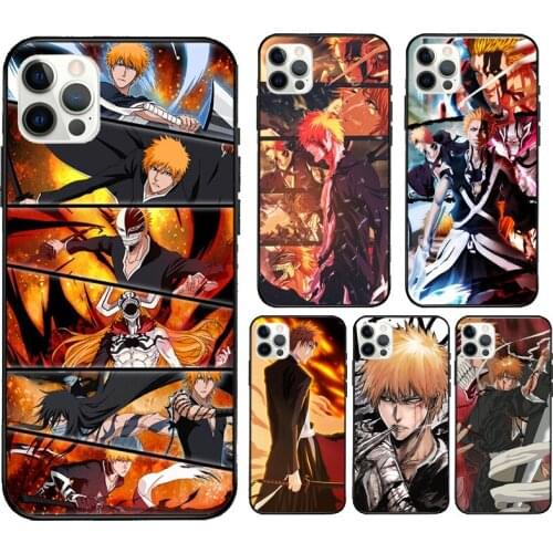 Ichigo Kurosaki BLEACH anime Case For iPhone 12 Pro Max 11 Pro Max X XR XS MAX SE 2020 6S 7 8 Plus 12 Mini Back Cover