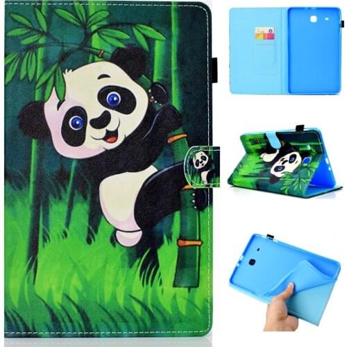 Animal Tree and Butterfly Pattern Case for Samsung Galaxy Tab A 7.0 2016 T280 SM-T280 T285 Tablet PC Protective case funda Cover