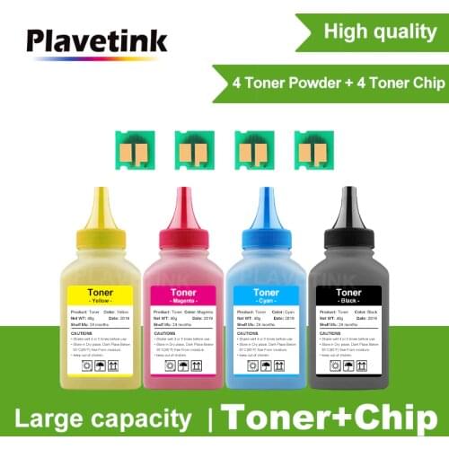 Plavetink 4pcs CRG329 Color Toner Powder and 4 pcs chip For Canon I-sensys LBP7018C LBP7010C LBP7010 LBP 7010 7010C LBP-7018C