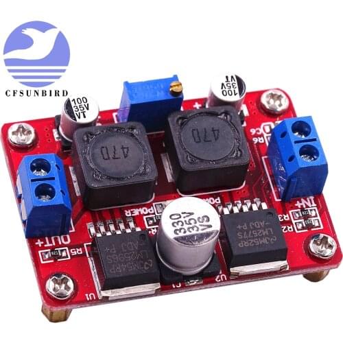 DC-DC Adjustable Step-Up and step-down Power Supply Module boost and buck voltage converter LED LM2596&LM2577