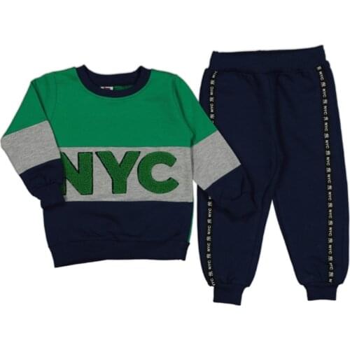 Jaju Baby Two Ropes NYC Flatbed Green-Navy Blue Double Suit