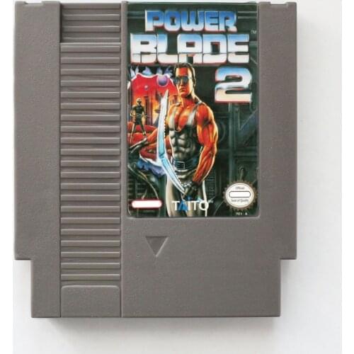 Power Blade 2 72 Pins Game Card For 8 Bit Game Player