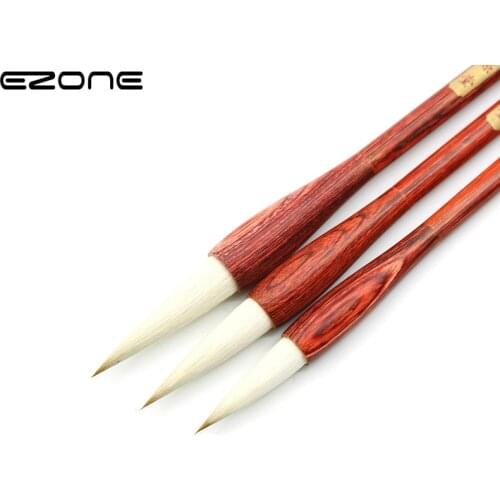 EZONE Weasel Hair Multiple Hairs Writing Brush Calligraphy Practice Running Script Regular Script Beginner Art Painting Pen