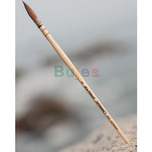 Handmade Squirrel Hair Artist Watercolor Paint Brush for Watercolor Art Supplies,Oil Paint Brush,Artist Quality,Adults,Children