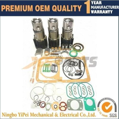 Overhaul Rebuild Kit For Deutz F3L2011 Engine 3 Cylinder STD
