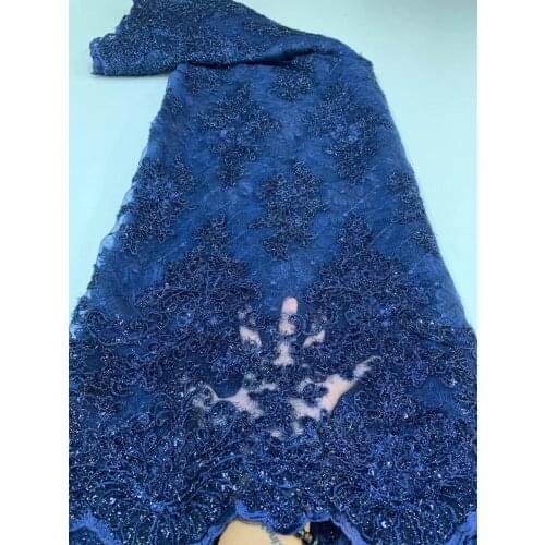African Sequins Lace Fabric 2021 High Quality Net Cord Embroidery French Tulle Lace Fabric Nigerian Swiss Voile Lace For Wedding