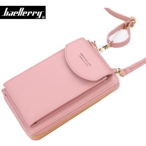 Fashion Designer Leather Women Messenger Bag Long Straps Women Wallet with Phone Pocket Mini Ladies Small Bag Carteira
