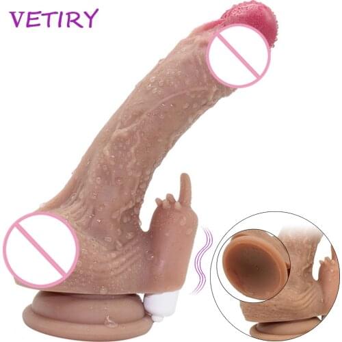 Soft Silicone Huge Penis Big Dildo Vibrator Adult Sex Toys for Woman Realistic Dildos Suction Cup Dildo Female Masturbation
