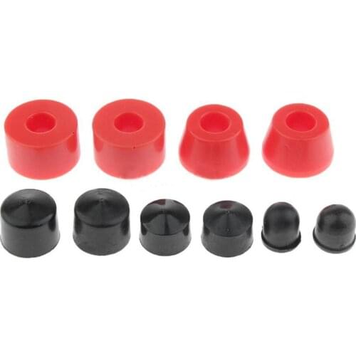 10pcs Skateboard Bushings Cover Truck Rebuild Kit Bushing Washers Pivot Cups Shock Absorber Universal 92A Longboards Parts